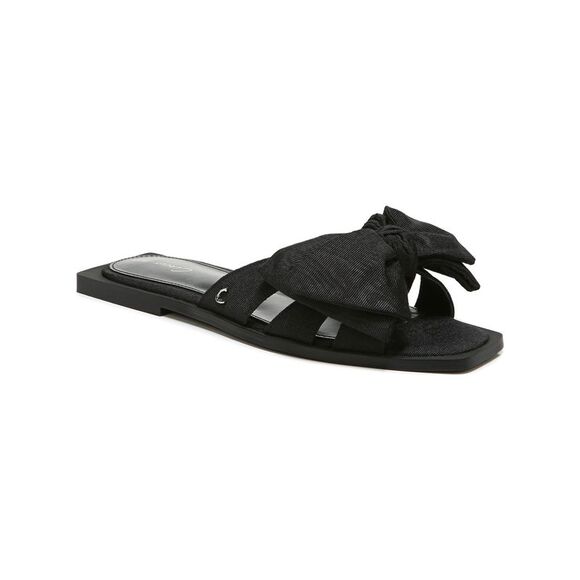 CIRCUS NY Shoes - NWT CIRCUS NY Womens Black Cut Outs Idalis Toe Block Heel Slip On Sandals 6.5 M